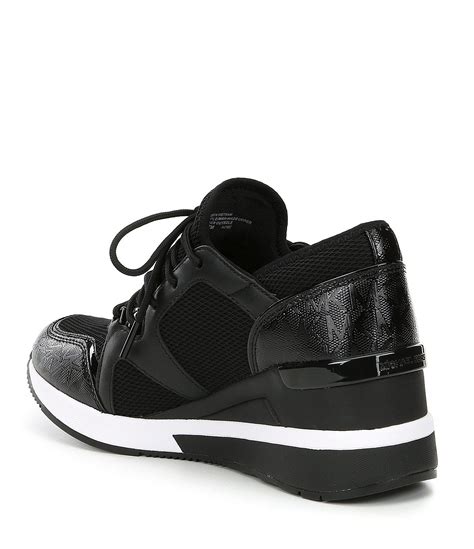 michael kors all black sneakers|michael kors black leather boots.